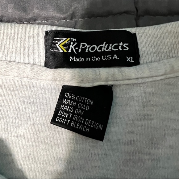 NCAA championship gray polo shirt k-products stain 100% cotton size XL - Picture 7 of 8